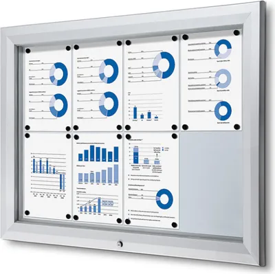 Produktbild von Showdown Displays Schaukasten Premium für Außen - 8x DIN A4