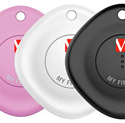 Produktbild von 1x3 Verbatim My Finder Bluetooth schwarz weiß purple MYF-03 32132