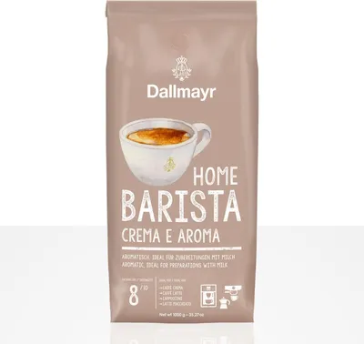 Produktbild von Dallmayr Home Barista Crema e Aroma 1kg Kaffeebohnen