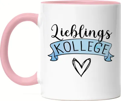 Produktbild von Lieblingskollegin Tasse Rosa Arbeitskollegin Abschiedsgeschenk Rente Ruhestand Büro