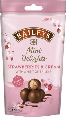 Produktbild von Baileys Chocolate Mini Delights Strawberry und Cremefüllung 102g