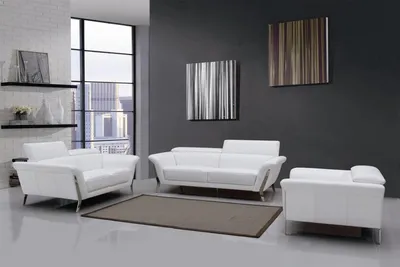 Produktbild von Sofagarnitur Leder Sofa Set 3+2 (ohne Sessel) Couch Sitz Polster Garnitur 1547