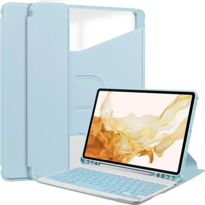 Produktbild von Samsung Galaxy Tab S10 Plus Hülle - Coverup 360° Rotating Folio Klapphülle mit Schlaf/Wach-Funktion - Hellblau