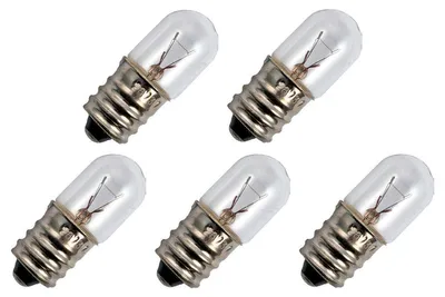 Produktbild von Signallampe E12 T13 6,3V 2W 2500K dimmbar 5 Stück