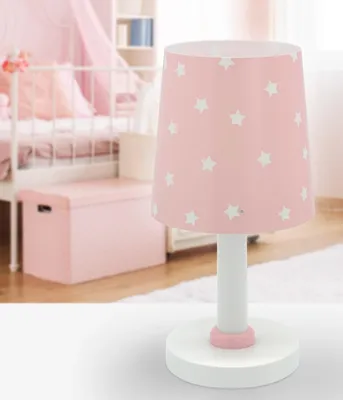 Zdjęcie produktu dla Lampka stołowa Star Light - Gwiazda dla dzieci różowa