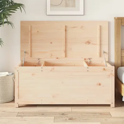 Produktbild von vidaXL Truhlica 110x50x45,5 cm z masívneho dreva borovice