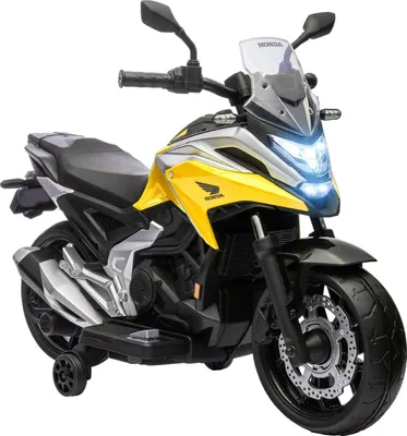 Produktbild von Elektrisches Kindermotorrad mit Stützrädern, 3 km/h Geschwindigkeit