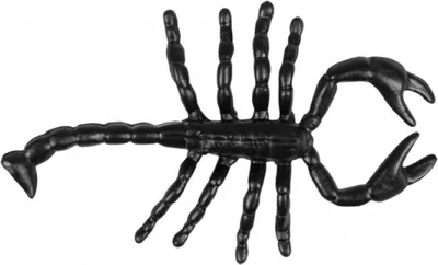 Produktbild von skorpione 7 x 4 cm PVC schwarz 12 Stück