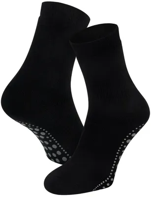 Produktbild von Antirutsch-Socken aus Baumwolle – Schwarz – 47-50