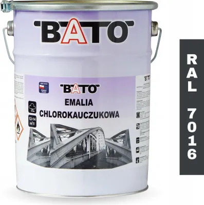 Zdjęcie produktu dla Emalia Chlorokauczukowa Antracyt Ral 7016 5L