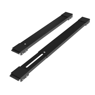 Produktbild von Wasophoogte Möbelrollen mit Bremse, Robuster Möbelroller, Stabiler Transportroller aus Stahl, Verstellbar 50-70 cm, Ideal für Möbel, Schwarz
