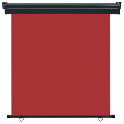 Image de vidaXL Marquise latérale de balcon 165x250 cm rouge