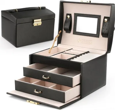 Produktbild von Schmuckkästchen, Etui in Schwarz pd49cz.