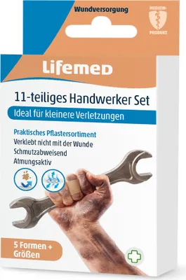 Produktbild von Lifemed Pflaster-Set "Handwerker" 11-teilig