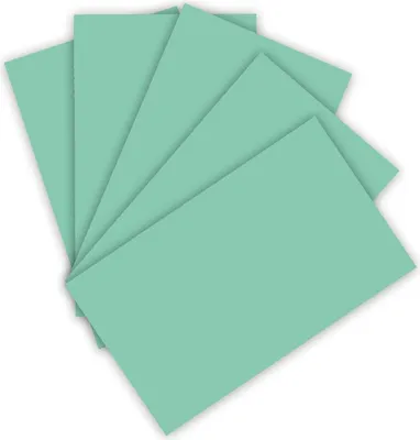 Produktbild von folia Tonpapier DIN A3 130 g/qm mint 50 Blatt