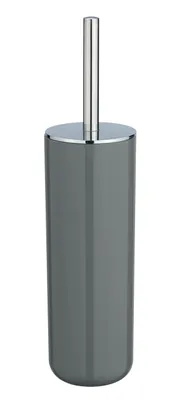 Produktbild von WENKO WC Garnitur Toiletten Bürsten Klo Halter Ablage Garnitur Posa Grau