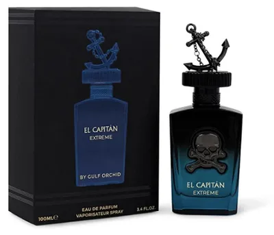 Imagen del producto de Gulf Orchid El Capitán Extreme Eau de Parfum Unisex 100 Ml | Perfume Árabe Original