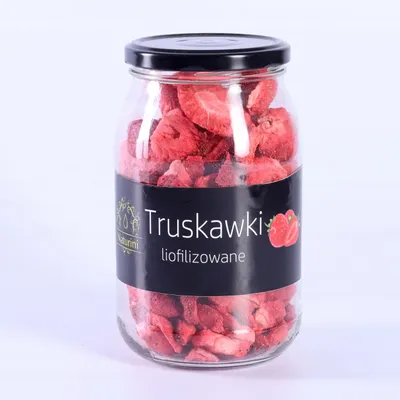 Zdjęcie produktu dla Truskawki Liofilizowane Plastry Pyszne 70G