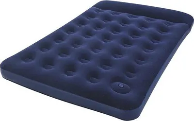 Image de Lit double avec système de gonflage à pied intégré 137 x 28 x 192 cm – Confortable pour 2 personnes