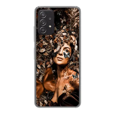 Produktbild von MuchoWow® Handyhülle Schutzhülle Hülle für Samsung Galaxy A33 5G Luxus - Frau - Collage Silikon Softcase Handy Hülle - Kartenhalter