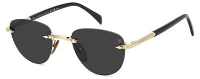 Image de Lunettes de soleil pour homme David Beckham DB 1224/S Or noir 2 51/22/145