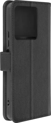 Produktbild von Avizar, Kunstlederetui mit Standfunktion Xiaomi Redmi Note 13 5G, Schwarz