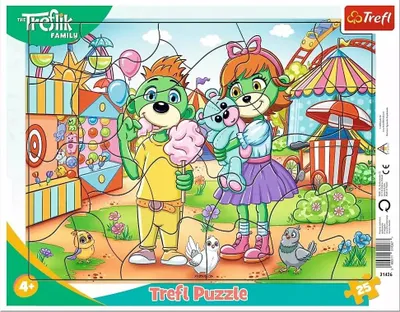 Immagine prodotto di Puzzle ramkowe Rodzinny dzień 25 elementów Trefl