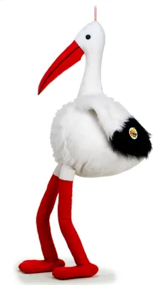 Produktbild von Plüschtier Storch, 100 cm, Stofftiere Kuscheltiere Störche Geburt Taufe Baby Adebar