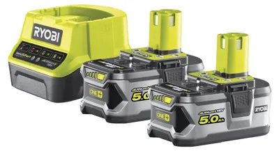 Produktbild von Ryobi RC18120-250 Ladegerät mit Akku 2x5Ah 18V Li-Ion 4892210152183