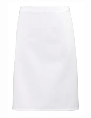 Produktbild von Premier Workwear PR151 | Bistroschürze - 70 x 50 cm - Hauswäsche: bis 60 °C - Farbe: White - Größe: 70 x 50 cm