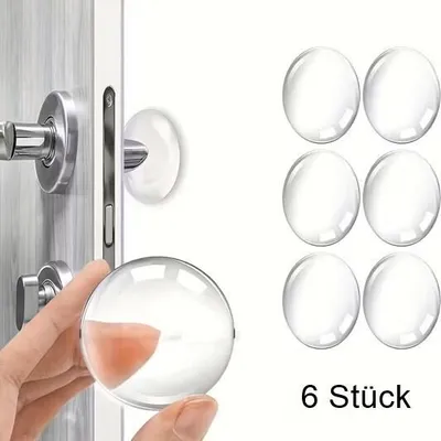 Produktbild von GKA 6 Stück Silikon Puffer Selbstklebend 4 cm Türstopper Anschlagpuffer Gummipuffer