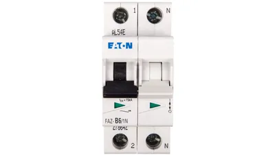 Obrázek produktu pro Jistič 1+NB 6A 15kA AC FAZ B6/1N 278642