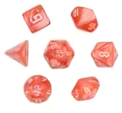 Produktbild von Würfelset Pearl: Rose (7)