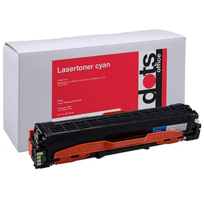 Produktbild von dots  cyan Toner kompatibel zu SAMSUNG CLT-C504s (SU025A)