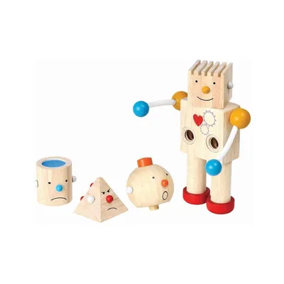 Immagine prodotto di PlanToys robot da costruzione in legno