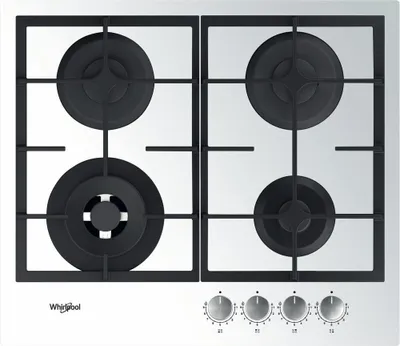 Obrázok produktu pre Whirlpool AKTL629/WH, Biela, Vstavaný, 59 cm, Plynový, Sklo, 4 zone(s)