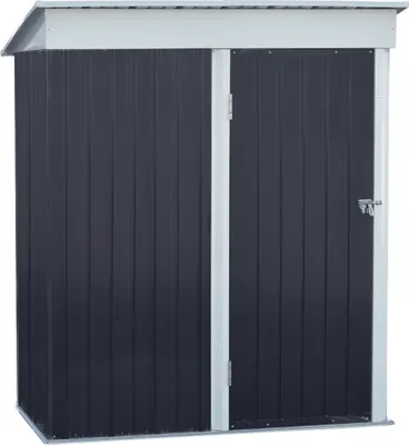 Produktbild von Kondela Blaszany domek ogrodowy Nelon 160x90 cm - brąz / antracyt