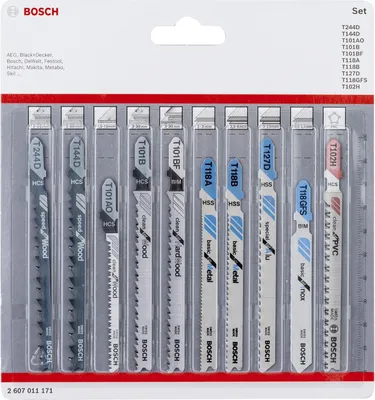 Obrázok produktu pre Bosch Professional Blister Set STB 10-Stk. All in One Saegeblatt Sortiment