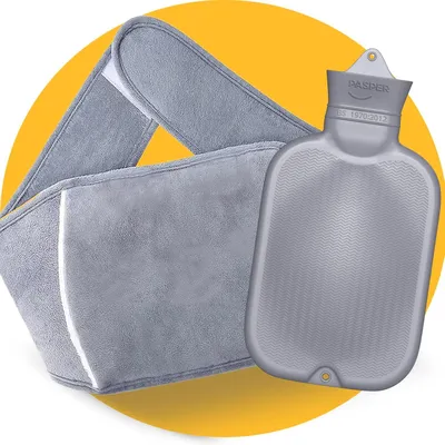 Obrázok produktu pre Opasok na termofor 1,75 l, 130 cm, sivá, na menštruačné bolesti