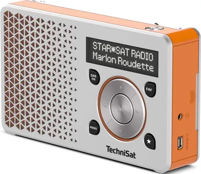 Obrázek produktu pro TechniSat DigitRadio 1, Cestovní, Digitální, DAB+, FM, 87,5 - 108 MHz, 174 - 240 MHz, Automatické vyhledávání