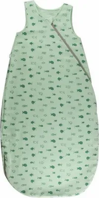 Produktbild von Popolini Sommer-Schlafsack -BW Light Green Fish M
