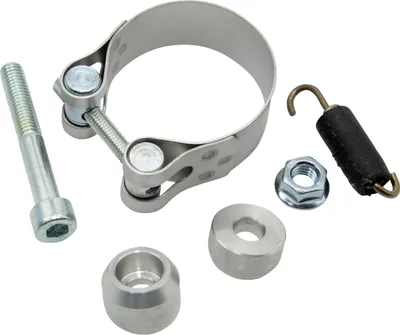 Immagine prodotto di Supporto per marmitta LeoVince, kit di fissaggio con viti, codice OEM 3015403601R, compatibile con Yamaha R6