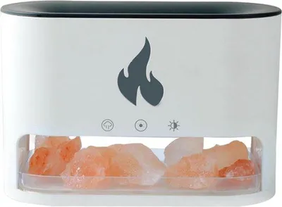 Produktbild von 2-in-1 Öffnungsbarer Kamin Diffusor mit 4 Farben und 7 Gradientfarben - 250 ml USB Luftbefeuchter für Zuhause und Büro