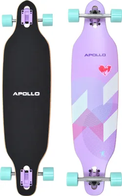 Produktbild von Apollo Longboard "Tamana" Twin Tip DT Komplettboard 97,2 x 23,5 cm 7 Lagen Holzdeck Cruiser-Board