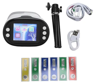 Obrázek produktu pro Digitální mikroskop s fotoaparátem, dalekohled, HD 1080p, 8násobný optický zoom, 1000násobné zvětšení, 2,0palcový IPS displej, 6 LED diod, včetně stativu a ruční rukojeti,