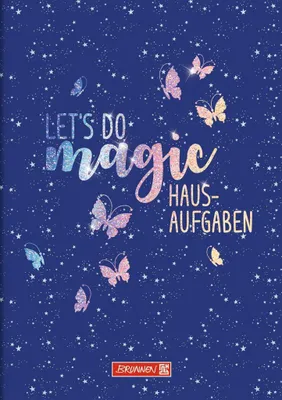 Produktbild von Brunnen Hausaufgabenheft A5 pfiffig Magic Butterfly 48 Blatt