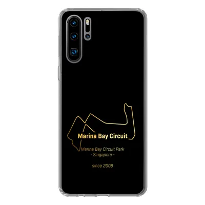 Produktbild von MuchoWow® Handyhülle Schutzhülle Hülle für Huawei P30 Pro Singapur - Formel 1 - Rennstrecke Silikon Softcase Handy Hülle - Schutzdeckel