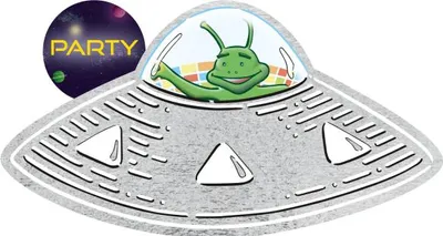 Obrázok produktu pre Pozvánky a obálky Space Party
