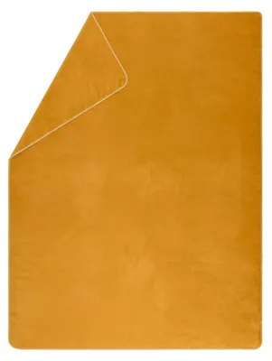 Produktbild von Kuscheldecke Uni 150 x 200 cm - Gold - GRS - von David Fussenegger