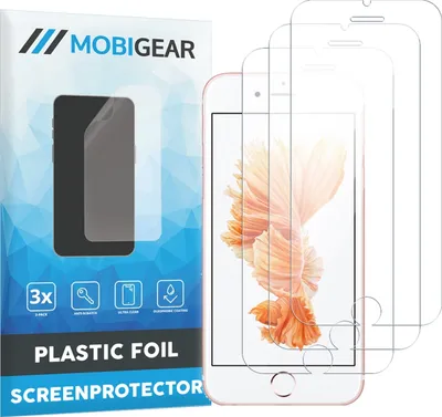 Produktbild von Mobigear iPhone 6 Displayschutz Schutzfolie - Hüllenfreundlich (3er Pack)